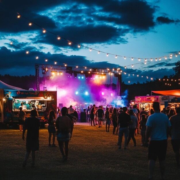 Food truck vendors for large-scale festivals and concerts in Central Florida